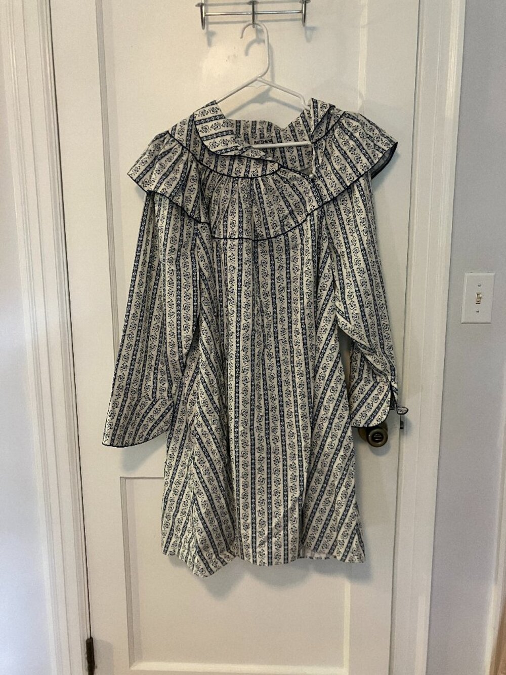 Batsheva Racquel Dress - White Lily - XL - Brand New